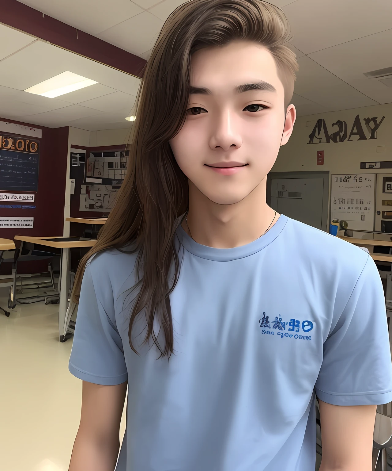 Male high school students,18yr old。Sunny and handsome,lusting,1,独奏