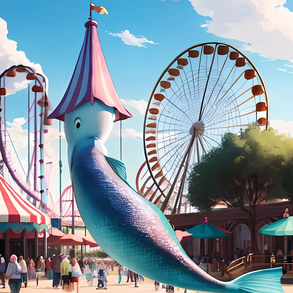 Mermaid amusement park