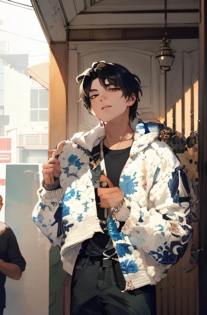 1boy, black hair, black eyes