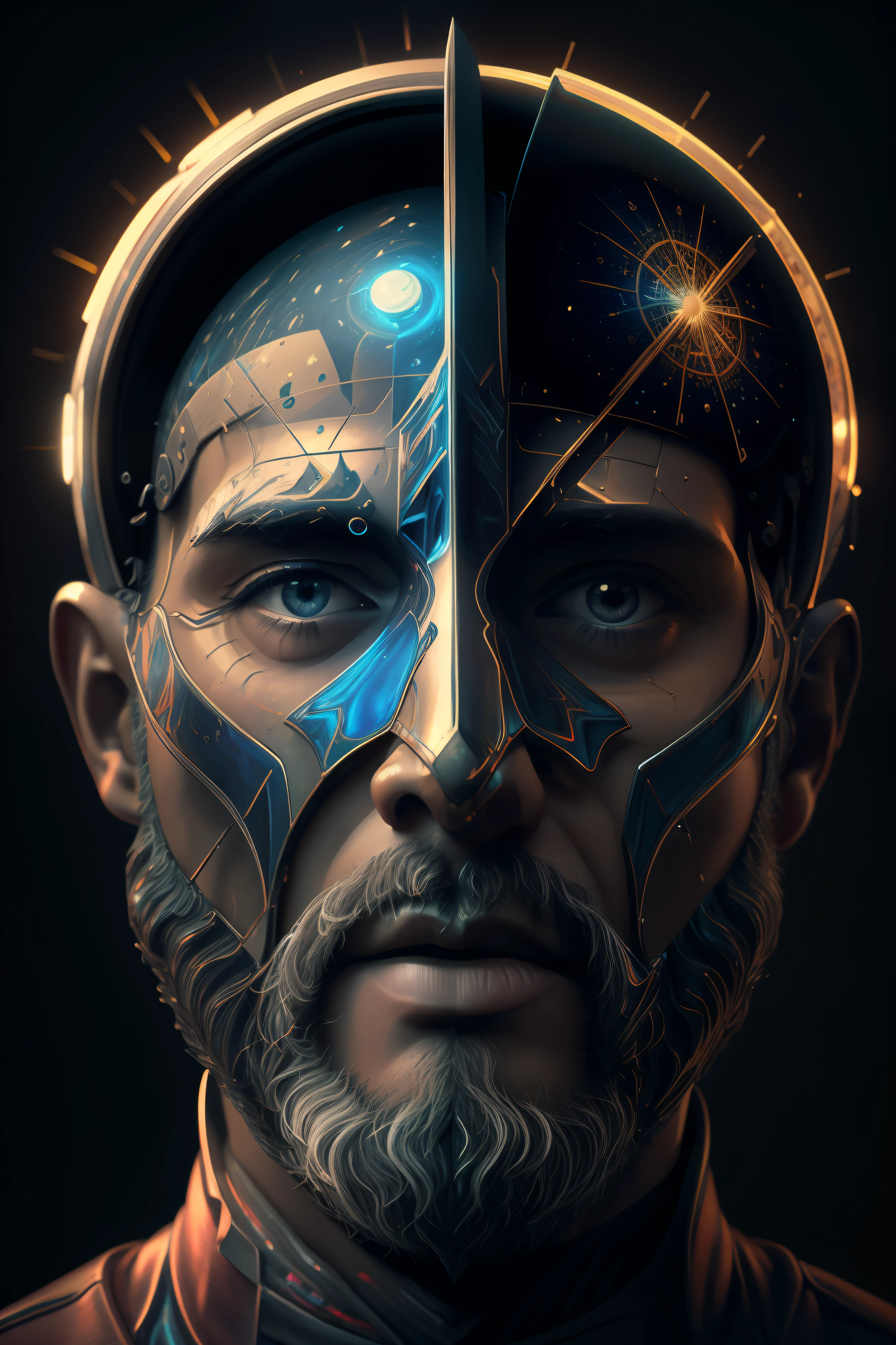(temperatura absoluta cero grados Kelvin ), dream, Pintura digital surrealista , Arte de Alberto Severo, salpicaduras y gotas, brillos tornasolados, efectos 3D, Ultra HD, obra de arte magistral ,cinematic lighting,16k