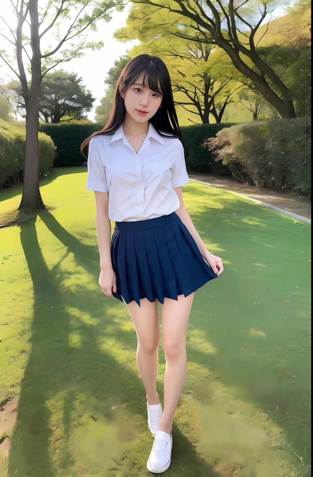 Close up portrait of woman walking in park in uniform、Japan Person Model、Young Sensual Gravure Idol、Young cute gravure idol、Realistic Young Gravure Idol、Realistic sensual gravure idol、Young gravure idols、sophisticated gravure idol、奈良美智、Young skinny gravure idol、beautifull asian girl ever、oppai、full body Esbian、clong legs、Flip up the skirt yourself、Show your pants、Skirt flipping、Turn it over yourself、Show your pants、white  panties、Pubic hair shows through、Taking off pantie、Show panties in white panties、Putting Hands in Pantys、I'm masturbating、String bread、Pull up your skirt to show your panties、Exposed panties、white  panties、String bread、A sexy