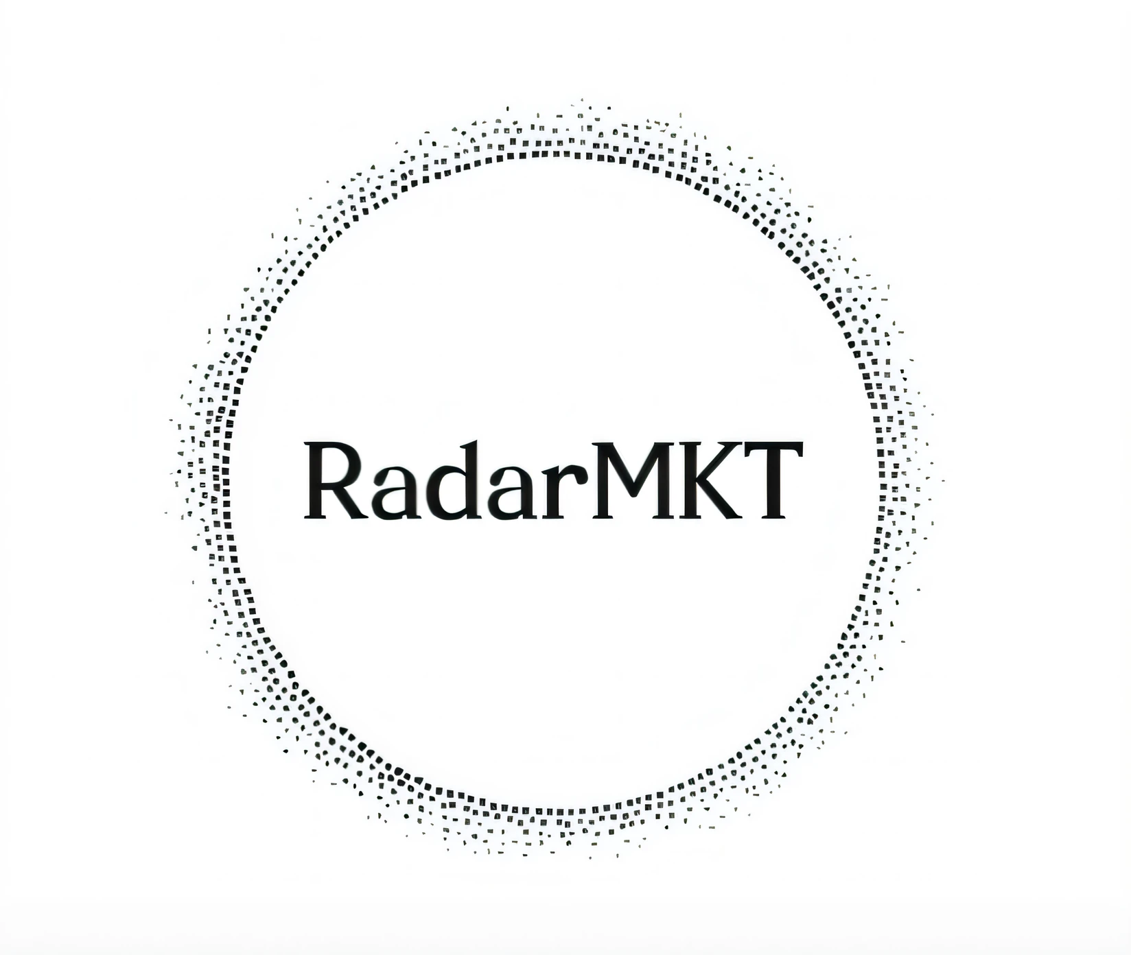 a white background with a black and white logo and a circle of black and white dots, luz radial, logotipo preto e branco, R - MK, Reddit, r /arte, r/arte, r / arte, Directed by: Mirko Rački, Directed by: Konrad Witz, Directed by: Robert Koehler, logotipo redondo, Minimalist logo without text, logotipo arredondado