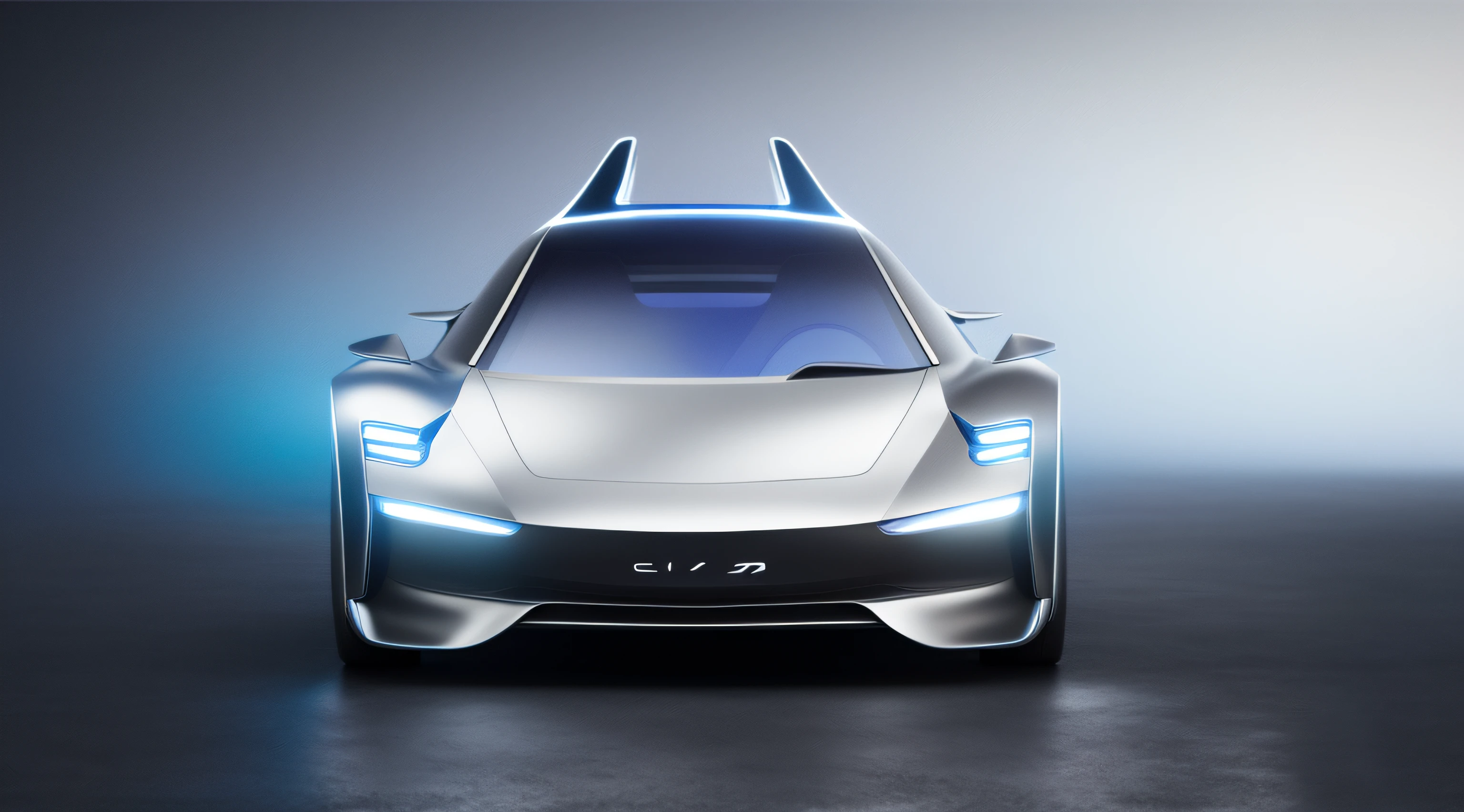 Close-up of a silver car with blue light on the hood, futuristic product car shot, Futuristic concept car, futuristic car concept, concept ar, Futuristic car, Futuristic chrome vehicle, car concept, Concept car, Futuristic car, futuristic concept design, conceito, futuristic vehicle, sci-fi car, concept ard, futuristic taxi, conceptual rendering