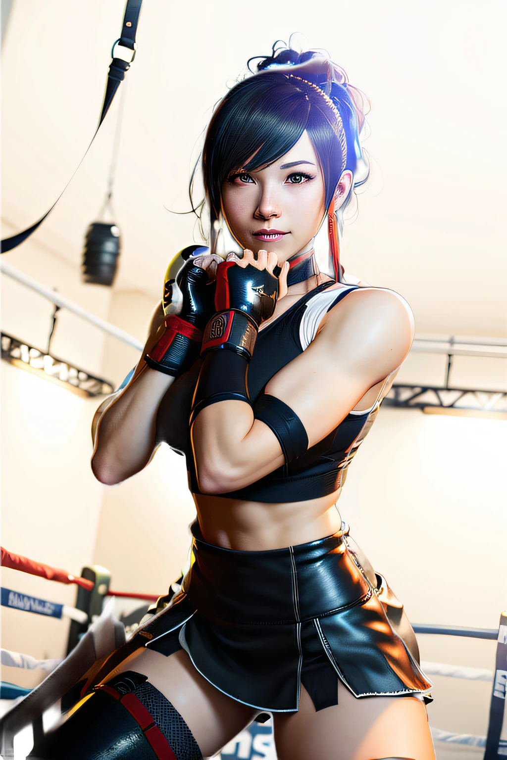 Boxing ring, boxing gym,