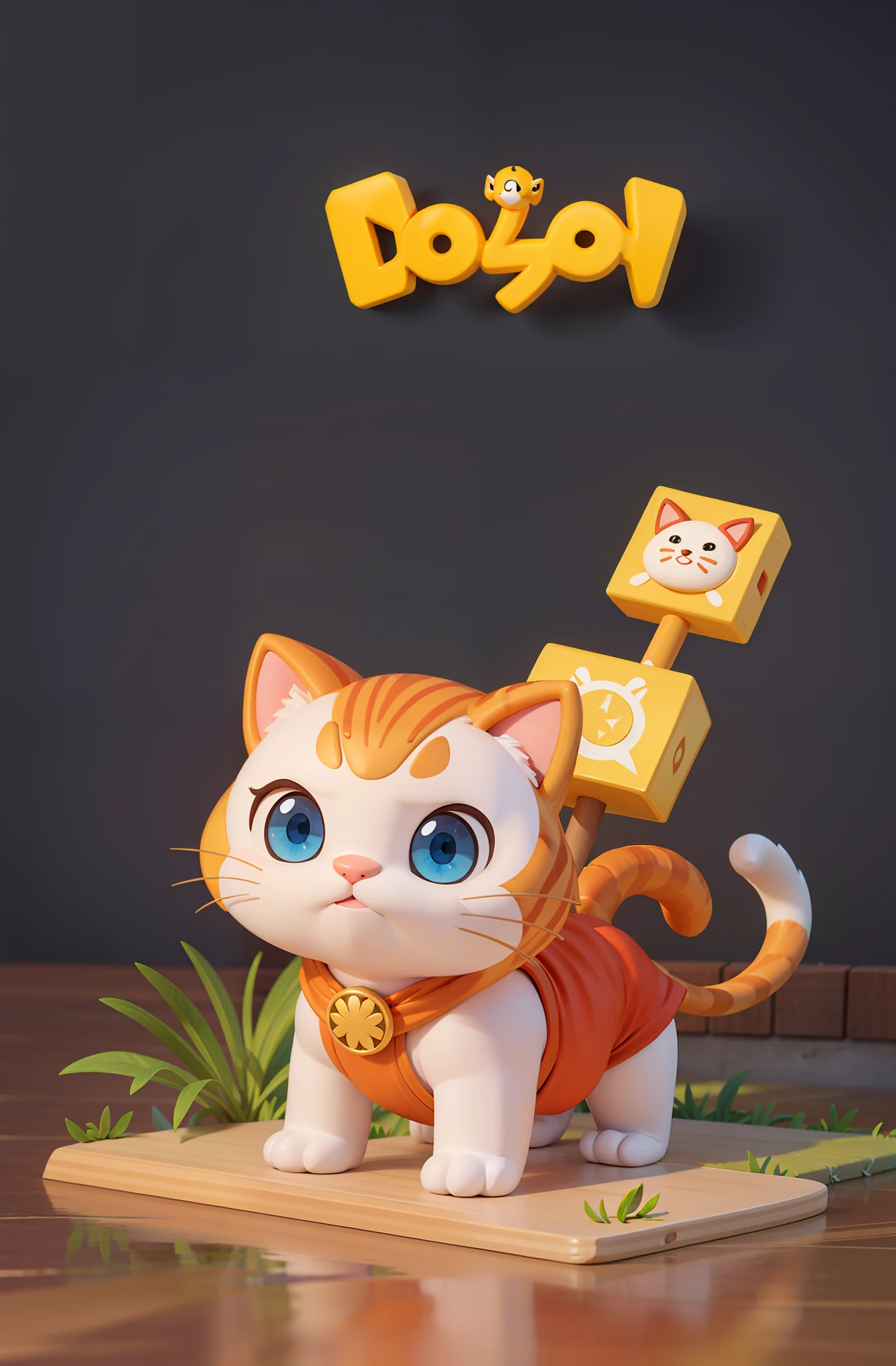Thick long tail,golden,4K,adolable,sprout,Long tail, cats,English