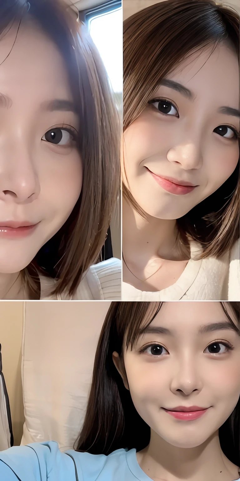 Dressed, (Photorealistic: 1.4), (Hyperrealistic: 1.4), (Realistic: 1.3), (Smooth Lighting: 1.05), (Improved Cinematic Lighting: 0.9), 32K, 1 Girl, 16 Year Old Girl, Realistic Lighting, Backlit, Face Lights, Ray Tracking, (Bright Light: 1.2), (Quality Improvement: 1.4), ( Top quality realistic texture skin: 1.4), fine detailed eyes, detailed face, fine quality eyes, (tired, sleepy and satisfied: 0.0), face close-up, t-shirt, (enhance body line atmosphere: 1.1), (enhance skin texture beauty: 1.1)