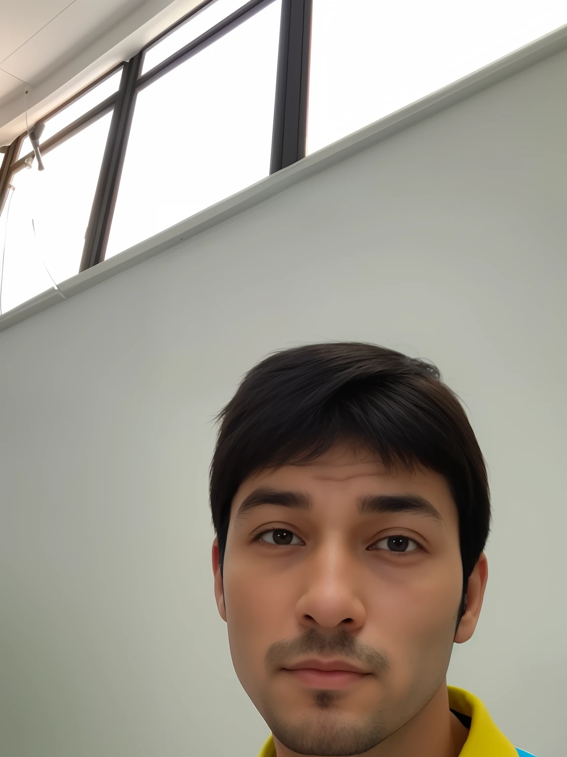 there is a man that is standing in front of a wall, Fotografia selfie 8k, imagem de qualidade muito baixa, imagem frontal, com rosto preciso, imagem do rosto, em torno de 1 9 anos, foto muito precisa, foto de perfil profissional, detailed unblurred face, a partir de 8 k matte, perfil frontal!!!!, foto selfie, cara muito clara, sem capacete