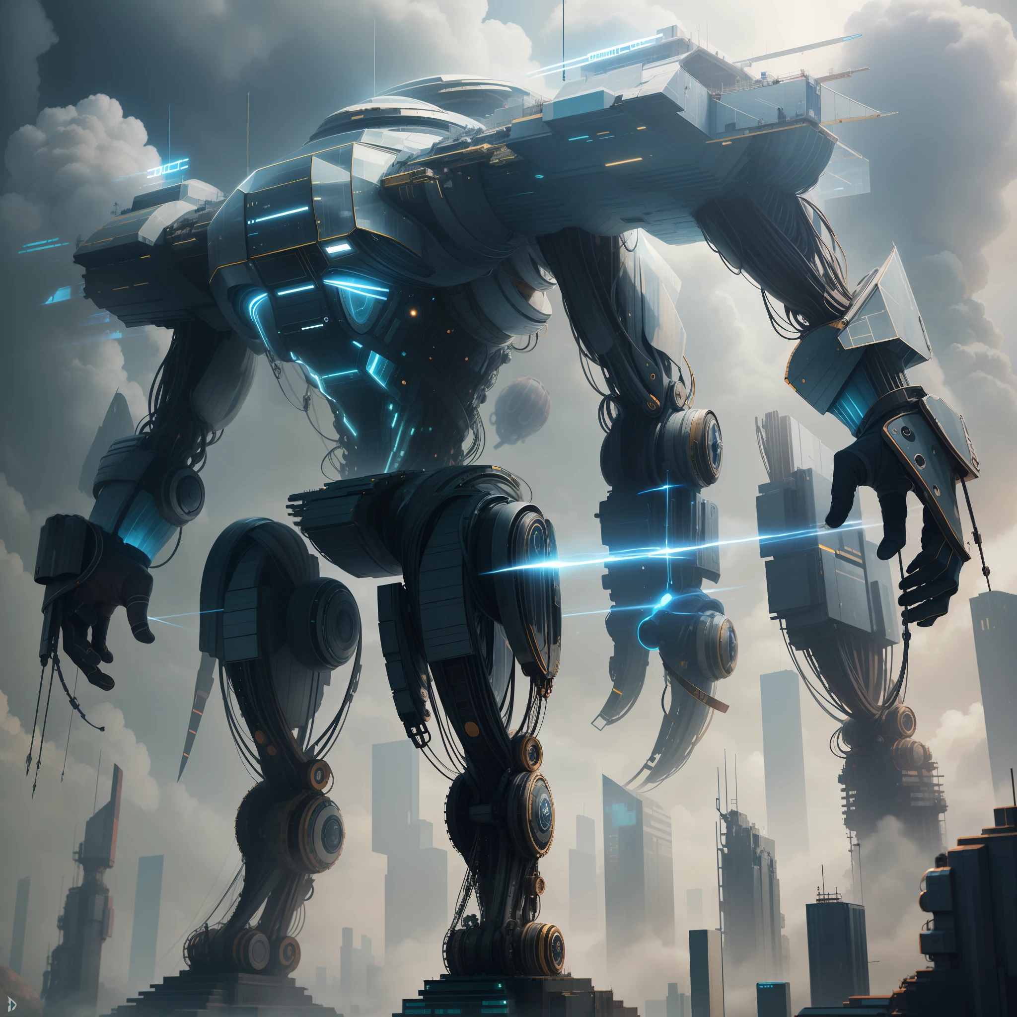 Giant sci-fi