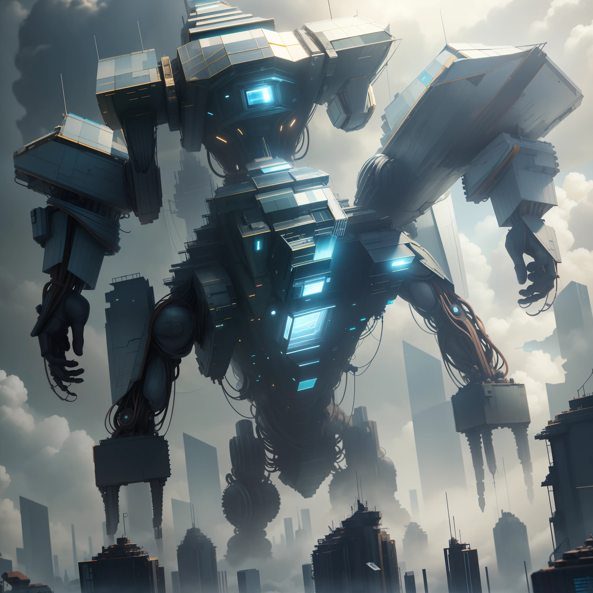 Giant sci-fi