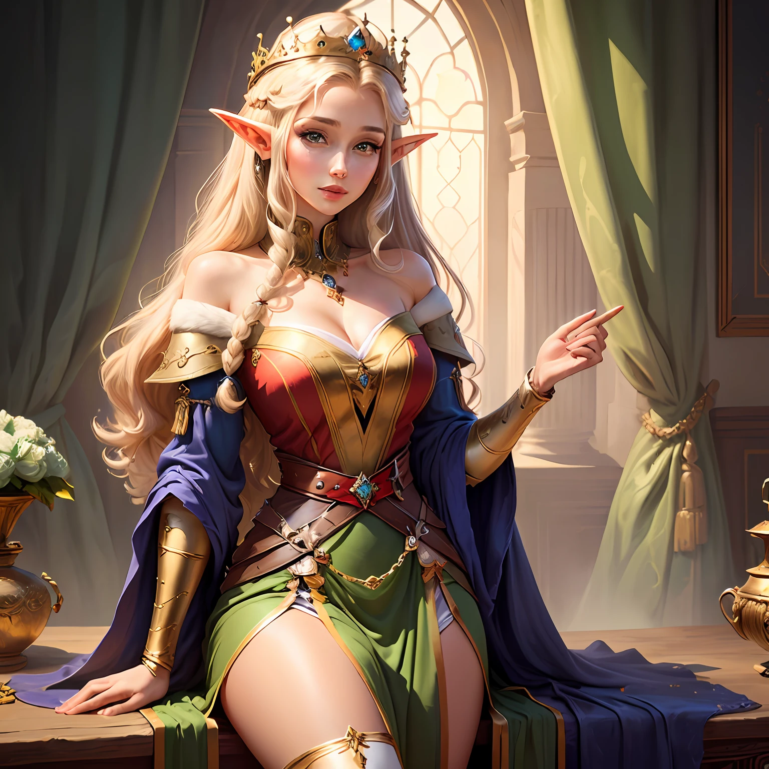 Her Royal Highness the Lovely Elf Princess Two-dimensional