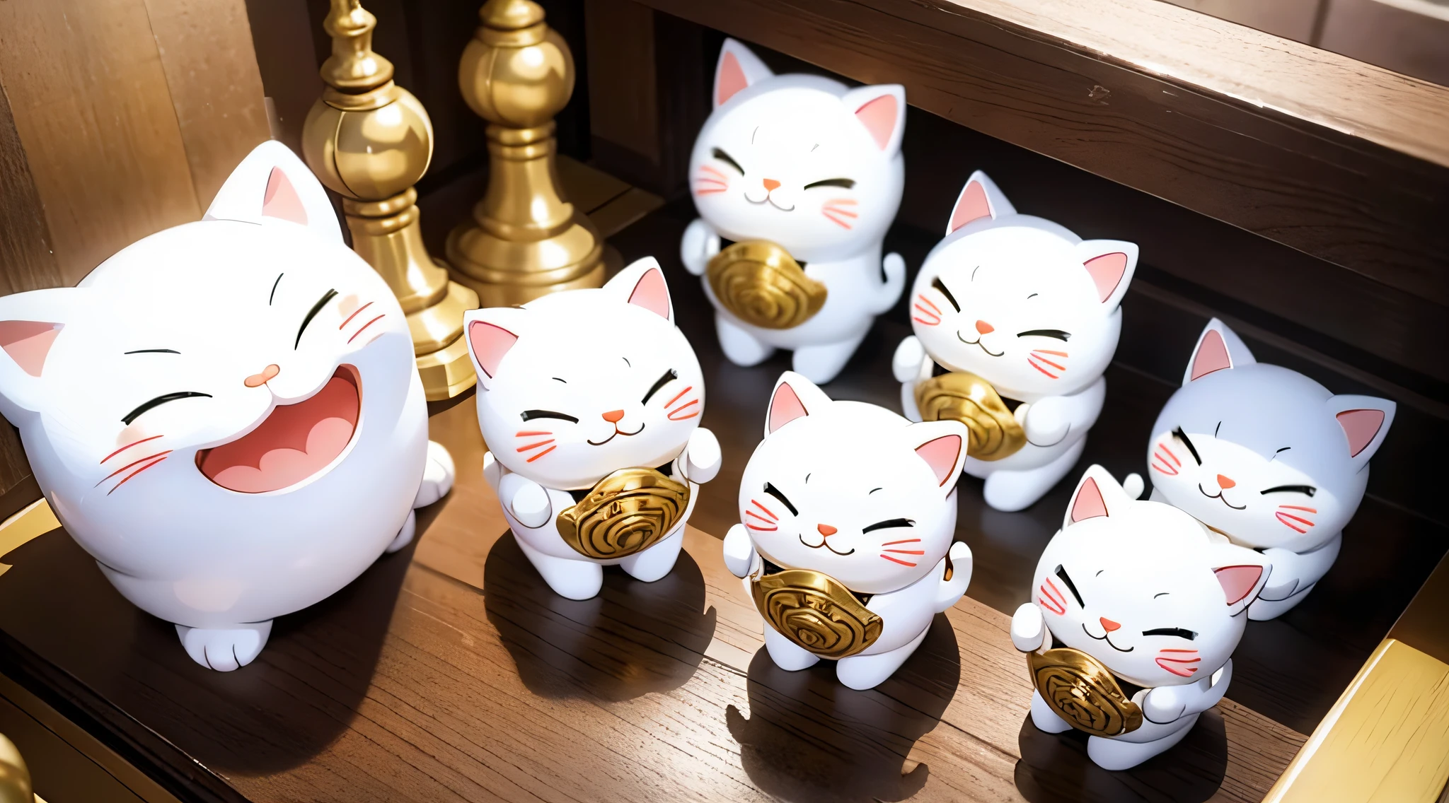 MANEKI NEKO、Smile、white colors