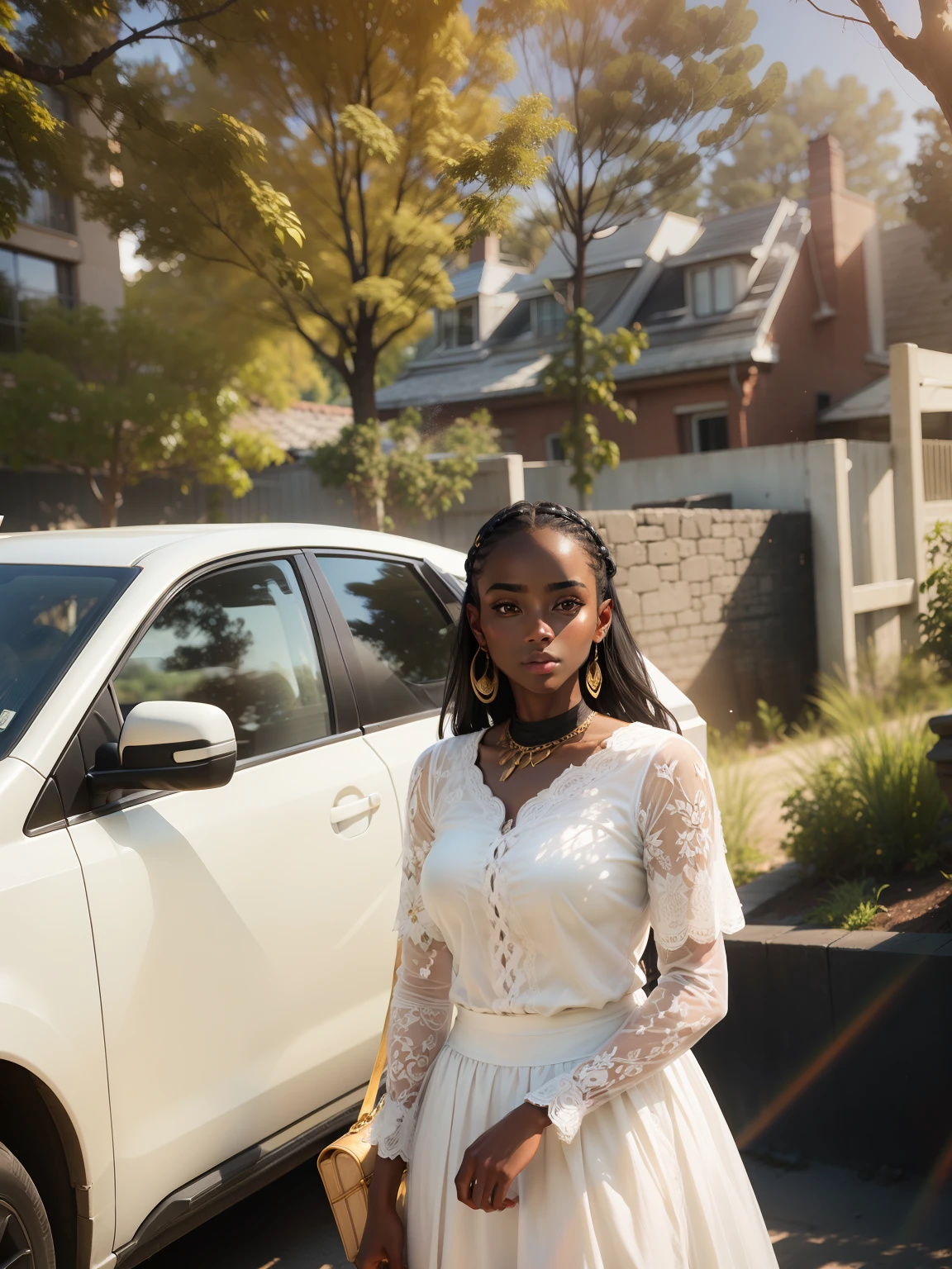 BLACK Skin tone and sunlight effect
