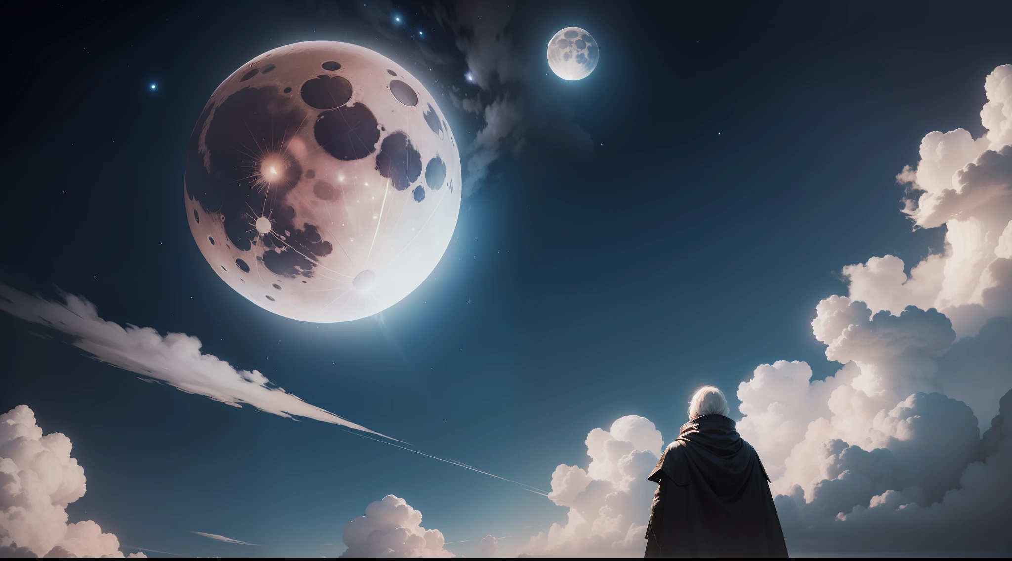 There is only one moon in the sky