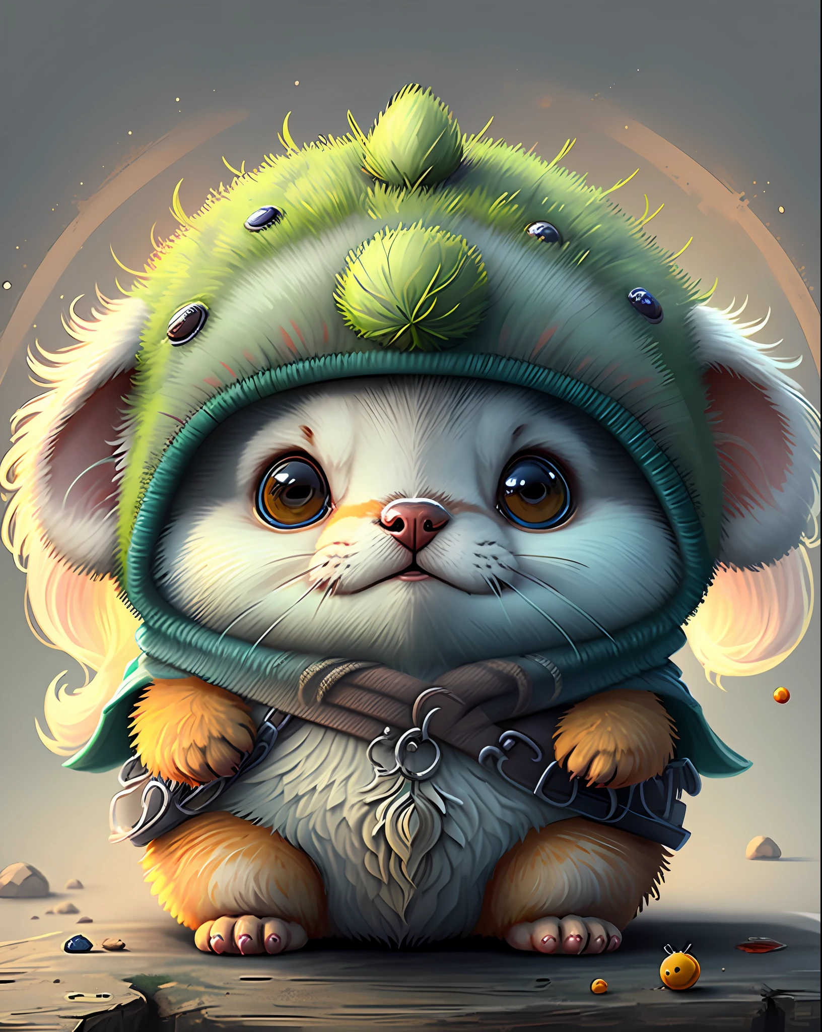 "Create cute creature masterpieces with inspired ultra-detailed concept art. Unleash your inner Cu73Cre4ture programmer with stable spreading power、Let your imagination come alive", (Shiba dog), high detailing, in 8K、Top image quality
