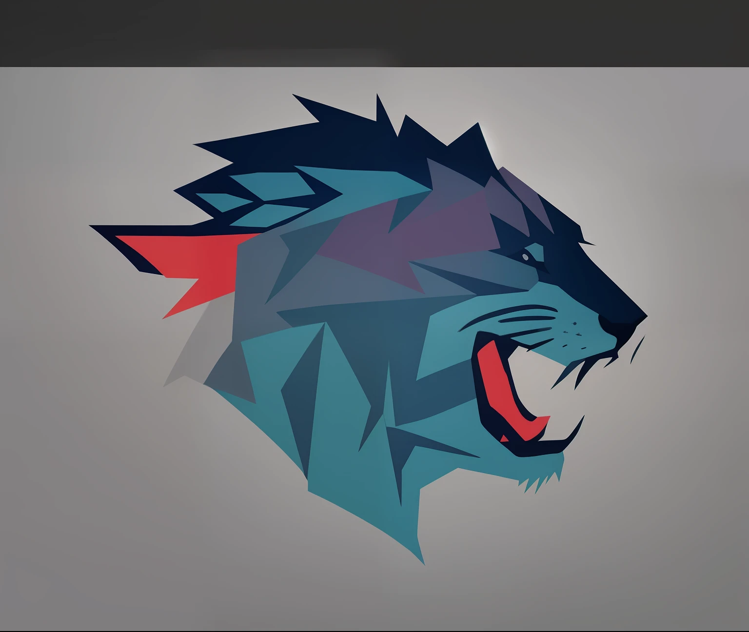 Um close up de uma uma logotipo de pantera vermelha, high school mascot, imagem de alta qualidade, mascote da equipe esportiva, arte vetorial, Colorido digitalmente, vetorizado, sem gradientes, arte de linha colorida, arte vetorial cel sombreada, ms desenho de pintura, Mascot illustration
