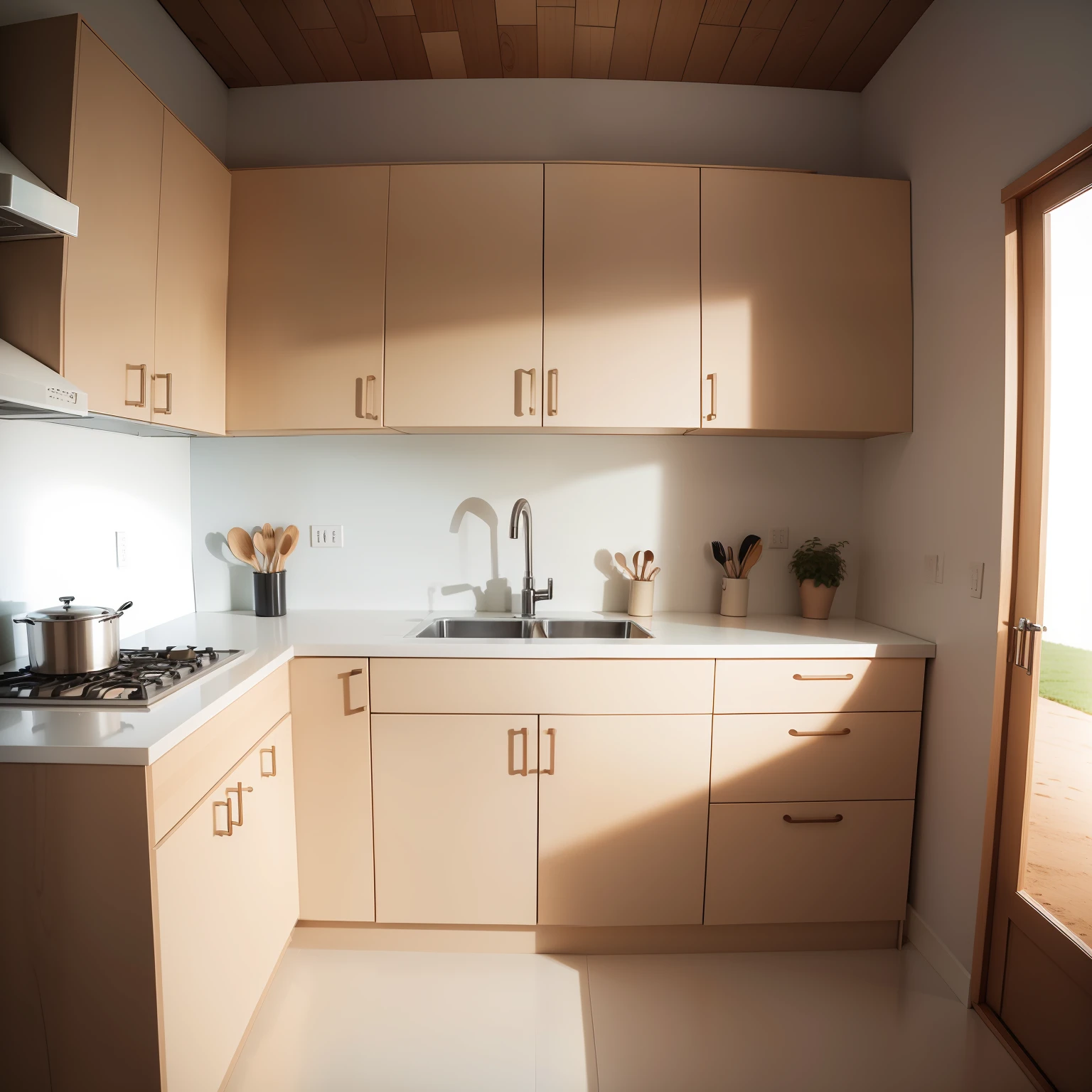 Obra-prima, alta qualidade, melhor qualidade, Genuine, super detalhe, minimalismo, interior,cozinha,cupboard, bancada, cozinha americana, furniture planned in MDF Straw Plot /(moderno/)