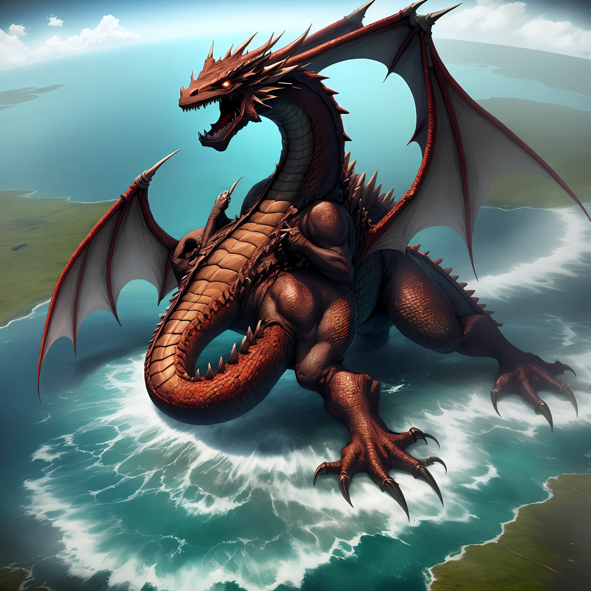 Sea of Blood Three-headed Dragon Empty Island