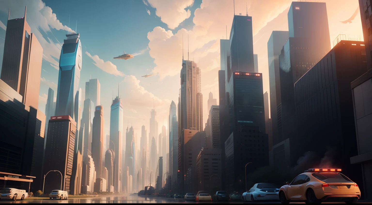 The city of the future where countless Baymaxes live
