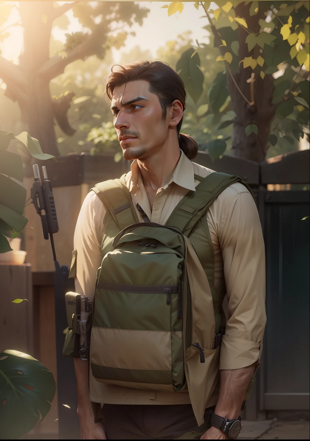Special commando realistic face