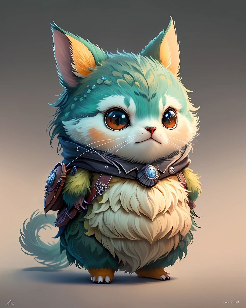 "Create a masterful masterpiece of cute creatures with ultra-detailed concept art inspired by. Utilize Stable Diffusion's power to unleash your inner Cu73Cre4ture programmer and bring your imagination to life!", high detailed, 8k