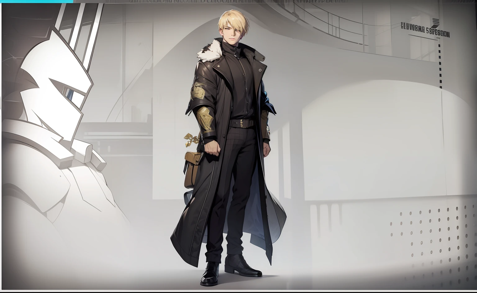 Blonde man
