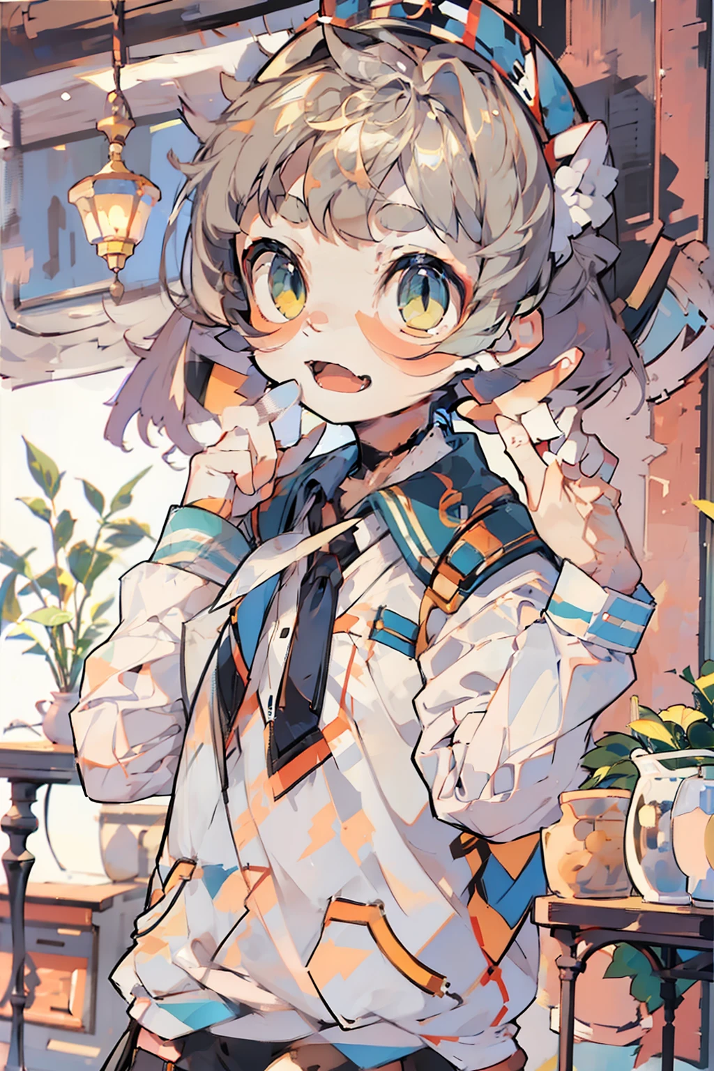 1girl, solo,(best quality),(masterpiece:1.1), full body, looking_at_viewer, dynamic angle, school uniform, cute, clear facial skin,