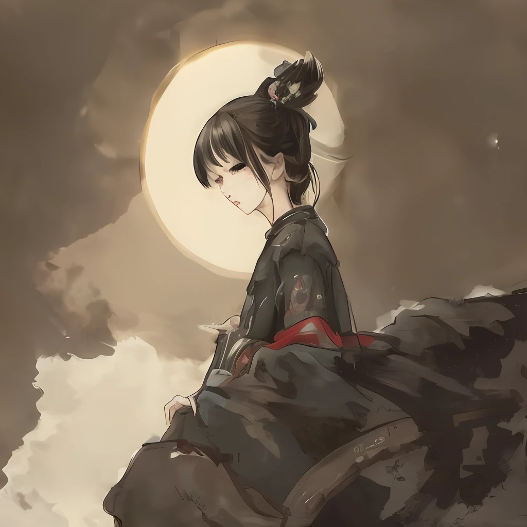 The young Taoist stood above Qingyun,The three black shadows behind control the heavens and the earth