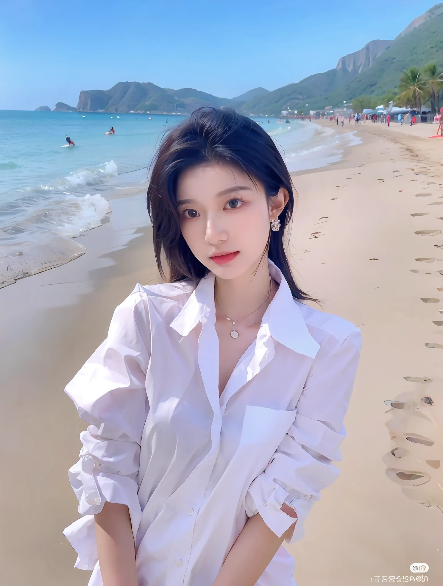 Best quality at best,tmasterpiece,超高分辨率,Textured skin,The is very detailed,awardwinning,high detal,(realisticlying:1.4),teens girl,Juvenile,Clear eyes,Pupil correction,A detailed eye,Precise eye structure,Clear faces