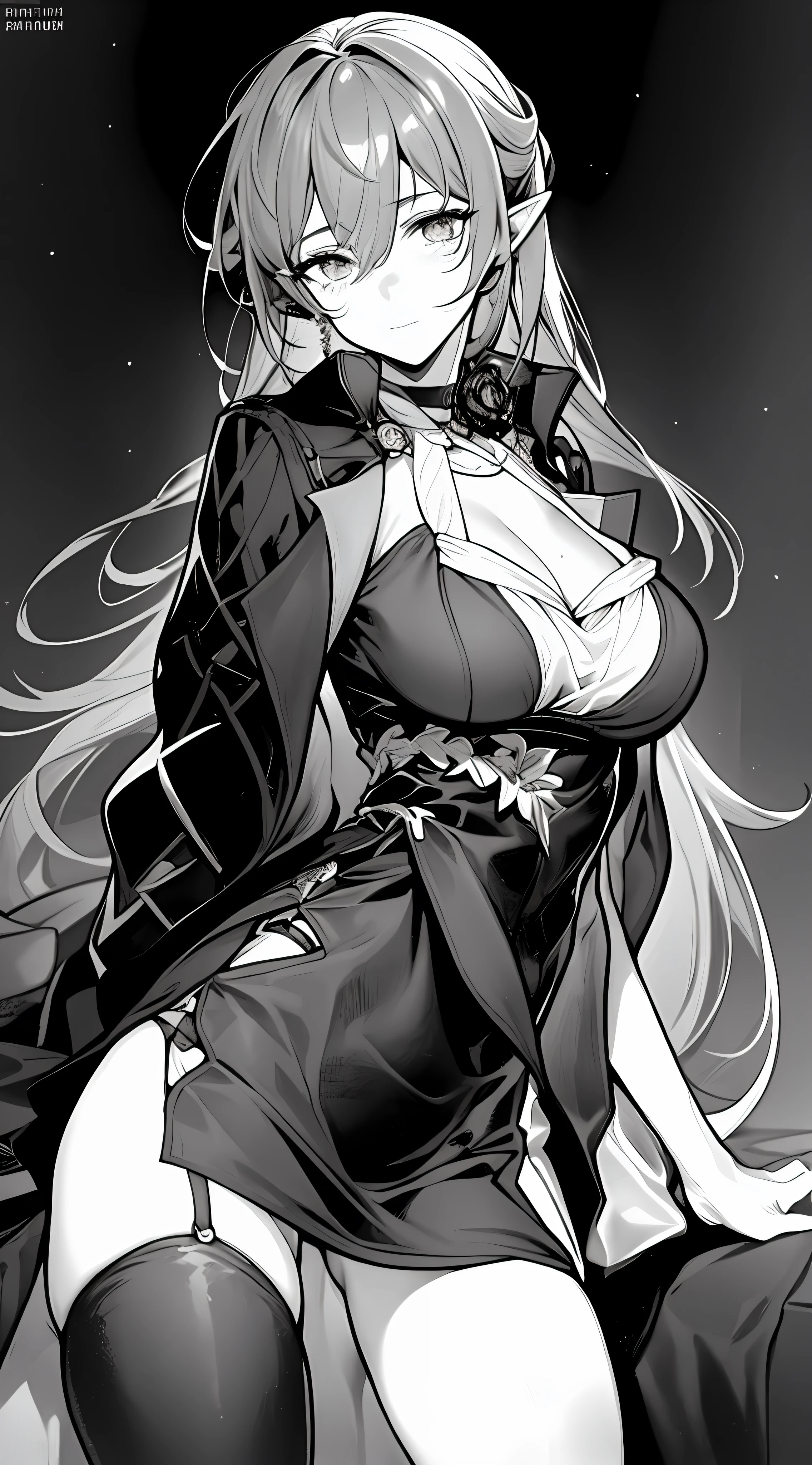 (( sister)), 1girll, realisticlying, best qualtiy, ((((Bodily fluids run down the panties: 1.5),(Body fluids run down the thighs:1.8))), ((banya)), (shift dresses),(pointy ears))), (Be red in the face)))), lowerbody, (Low neckline), (20 yrs), ((Over-the-knee stockings: 1.5)), (Large breasts: 1.9)))), (Raised : 1.8))))), (((((opening legs: 1.8))