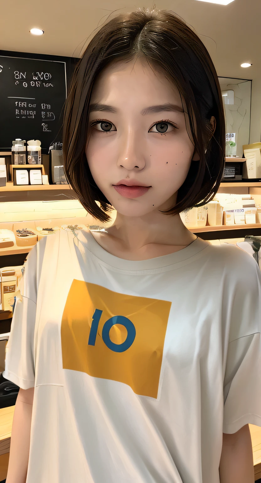 Second-hand style oversized T-shirt