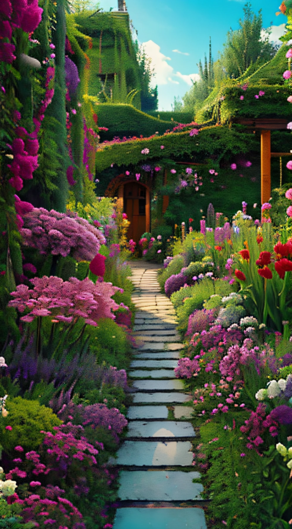 tmasterpiece,(best qualtiy:1.3),
fantasy_world,trpical garden,rosette