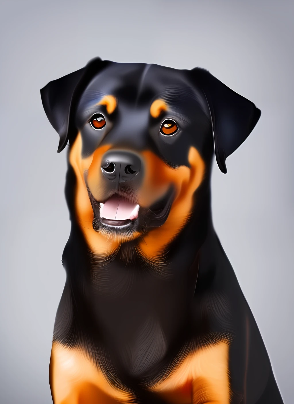Rottweiler dog no background