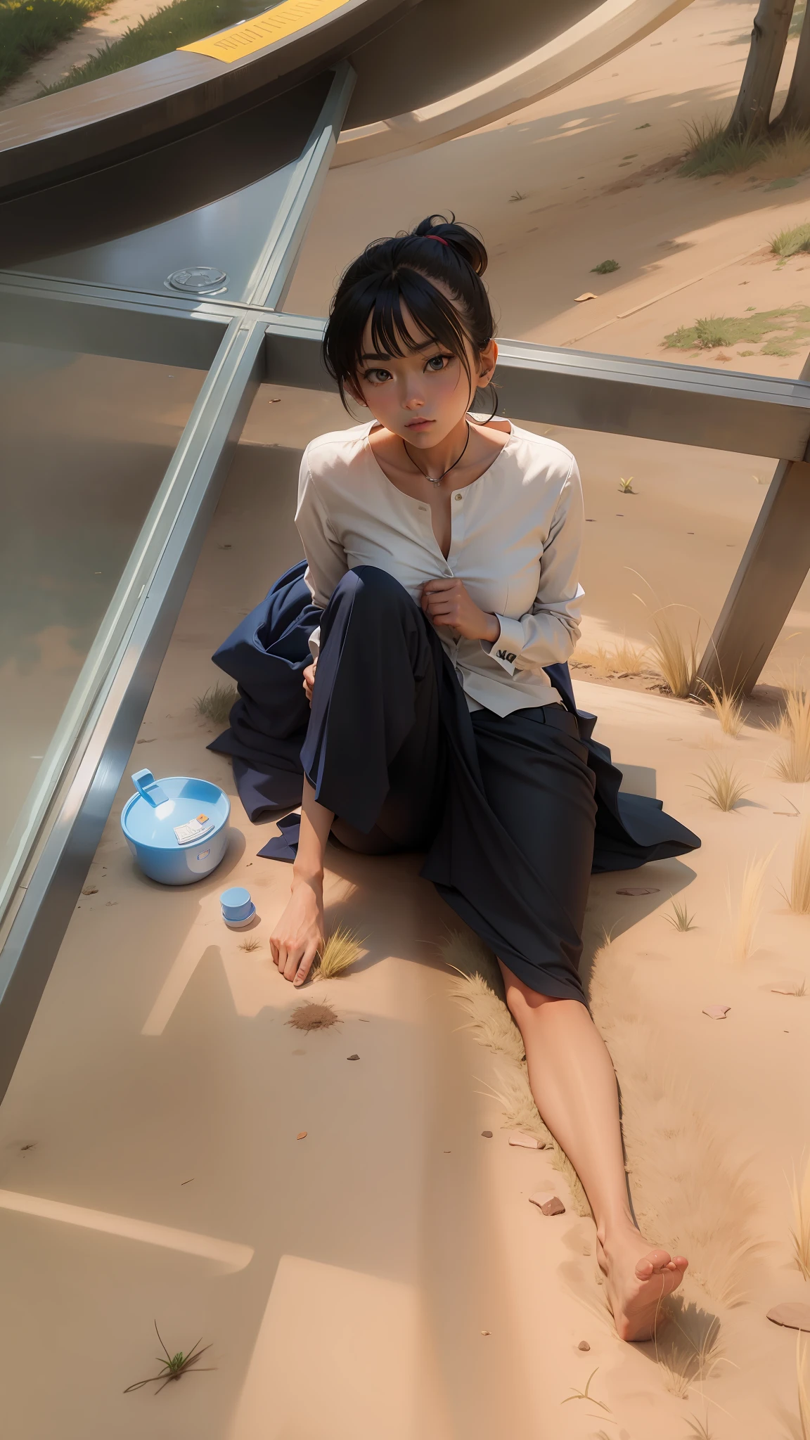 Detective Conan Blue suit meadow