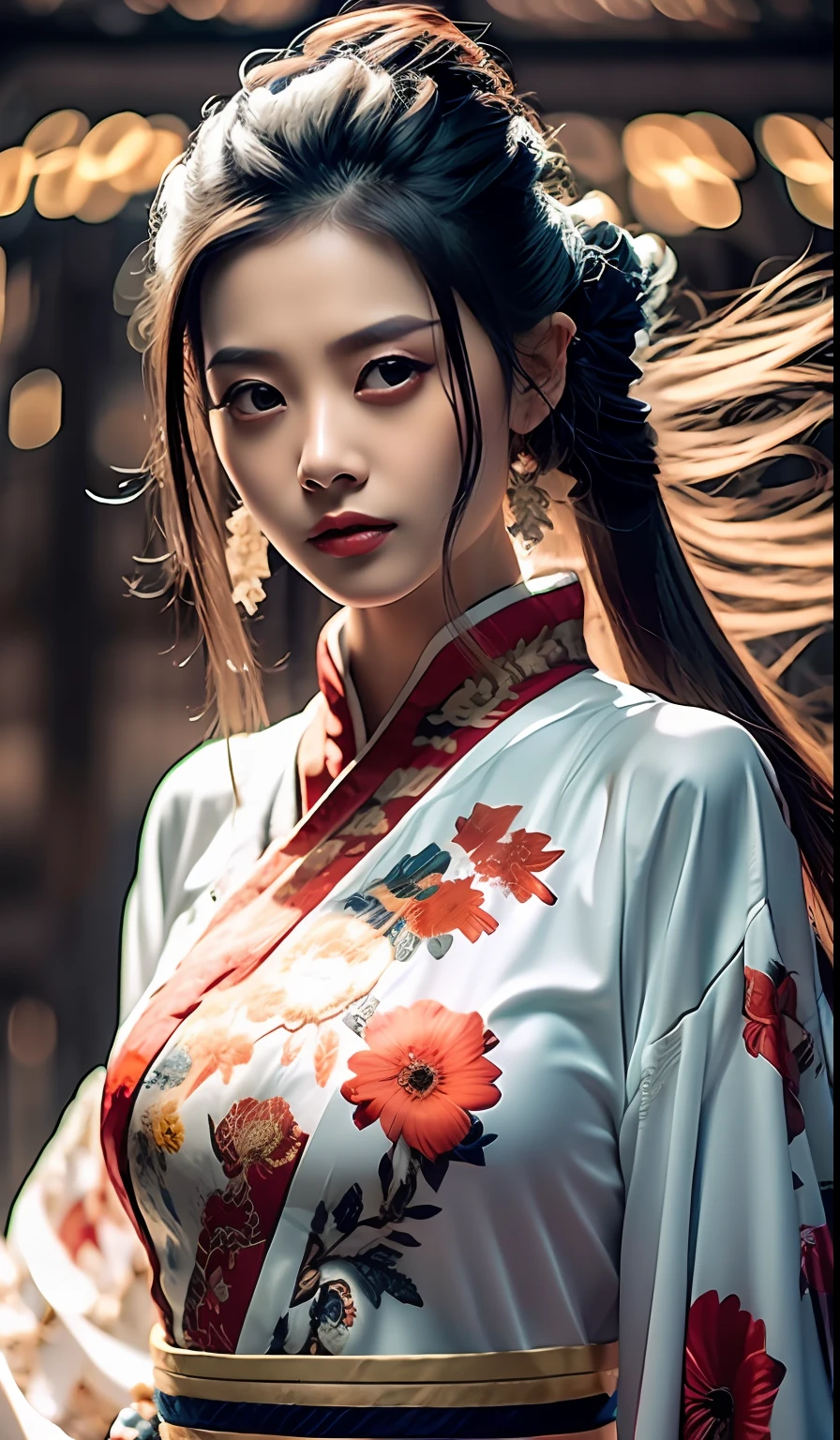 best quality, masterpiece, highres, wuxia 1girl, china dress, super Beautiful face, super beautiful eye, super beautiful hair