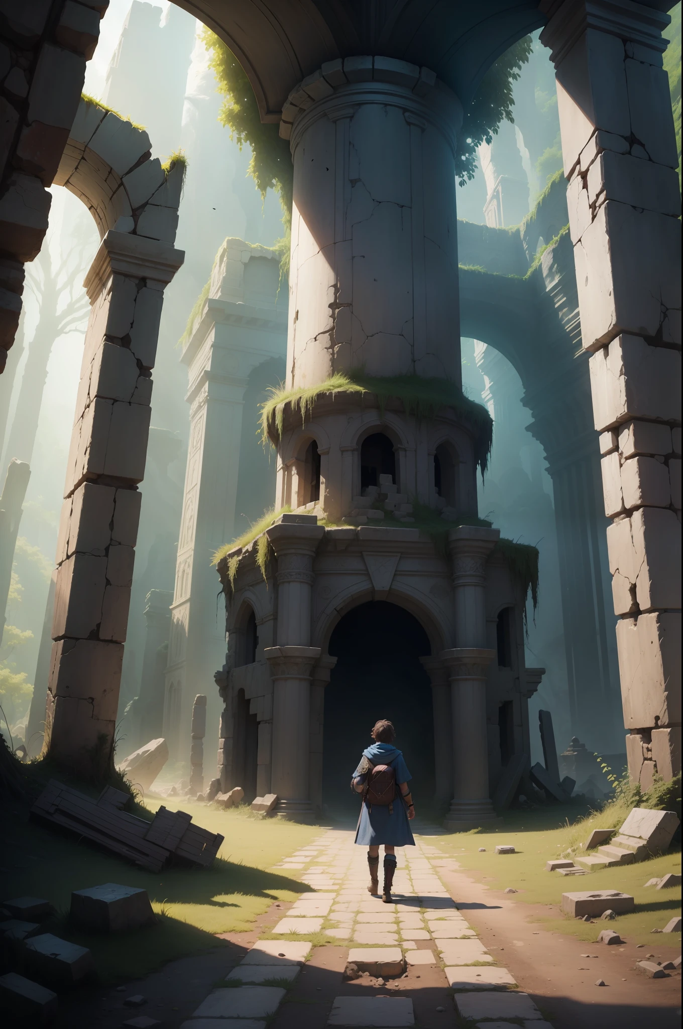 Amidst the forgotten ruins of an ancient civilization, a lone traveler discovers a mysterious, glowing amulet. Little does they know, the amulet is a key to unlocking a portal to a realm of dreams and nightmares, where memories come alive and the boundary between reality and fantasy fades away. As they journey deeper into this enchanting yet treacherous land, they must confront their innermost desires and fears, guided only by a cryptic riddle and the fragile hope of finding a way back home