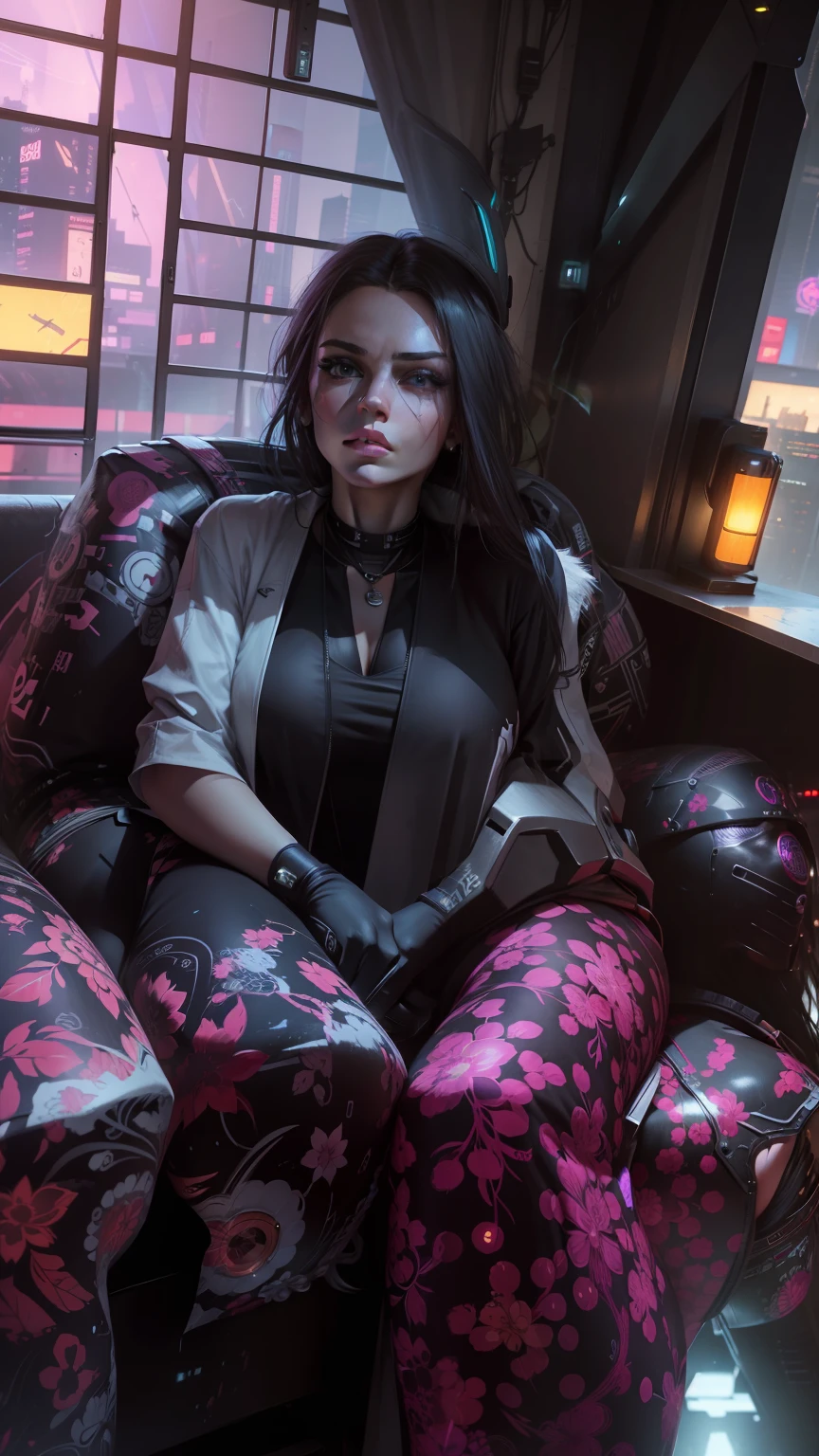 Change background cyberpunk  realistic face, 8k, ultra realistic fashion qut girls