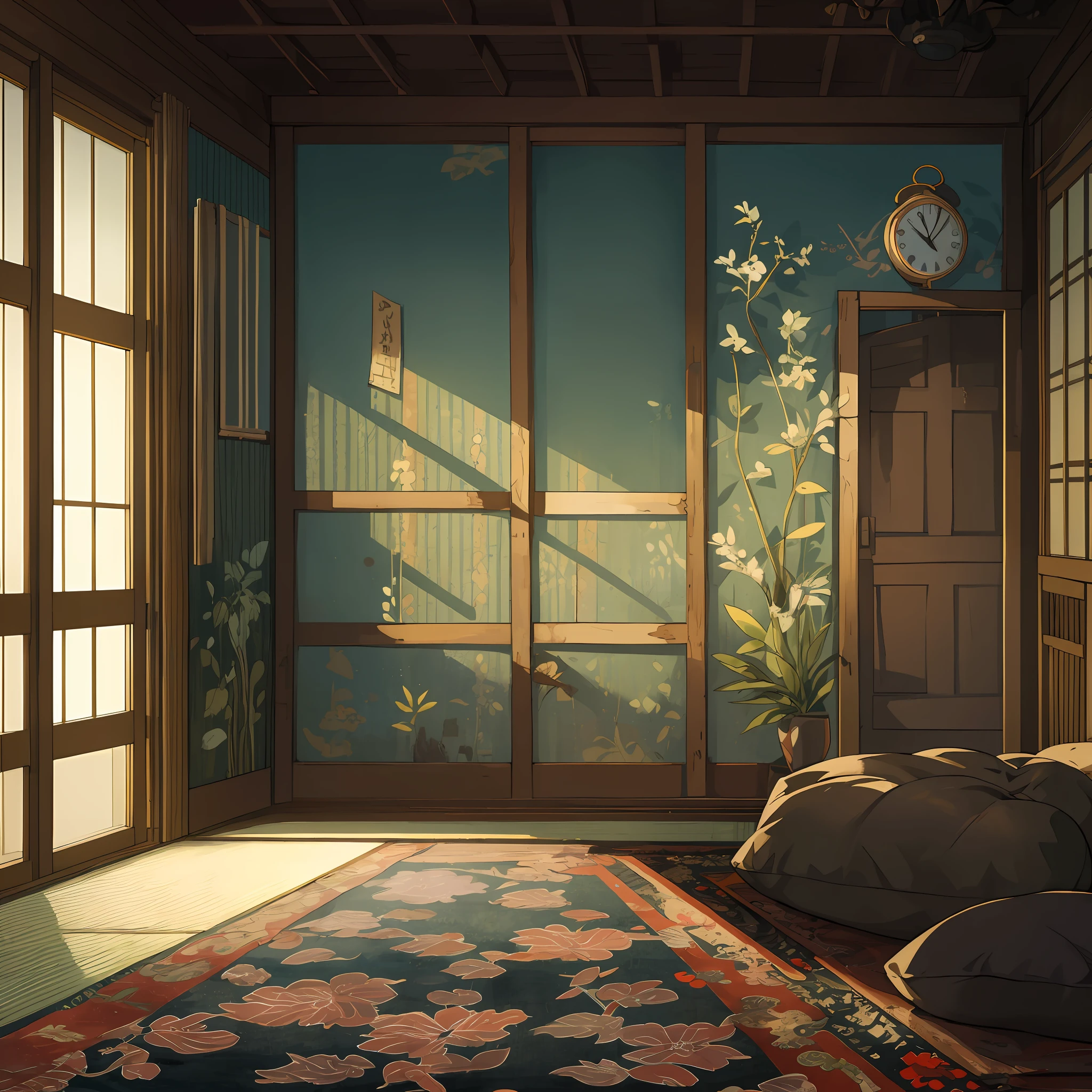 top quality, best quality, High-quality illustrations, masterpiece, super high resolution, detailed background, night, the spacious hall of a weathered Japanese house, darkness, peeling wallpaper, deteriorated furniture, windows, swaying curtains, moonlight, eerie light and shadows, worn-out carpet, rusted clock, ancient books, aged shoji screens, footprints on the floor, the enigmatic presence, 6+boys, 6+girls, absurdres(highly detailed beautiful face and eyes)perfect anatomy, expression, good lighting, cinematic shadow(kemono, furry anthro)assorted poses, dynamic angle,