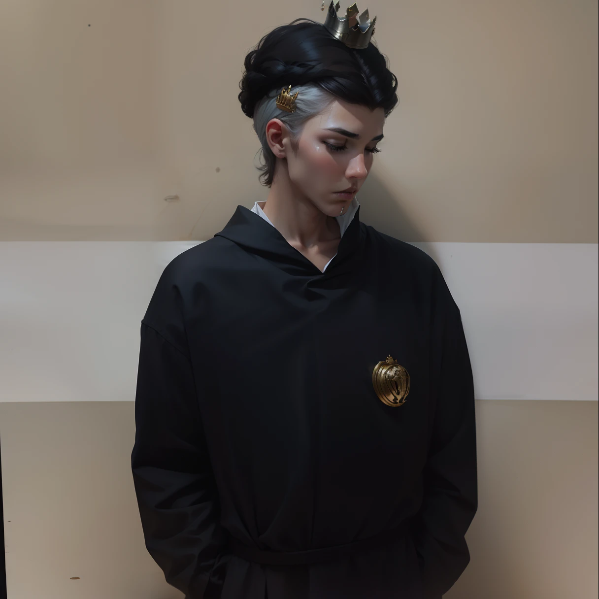 Putting crown on my head