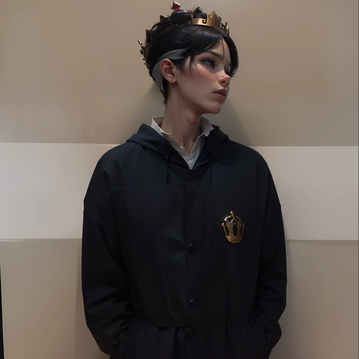 Putting crown on my head