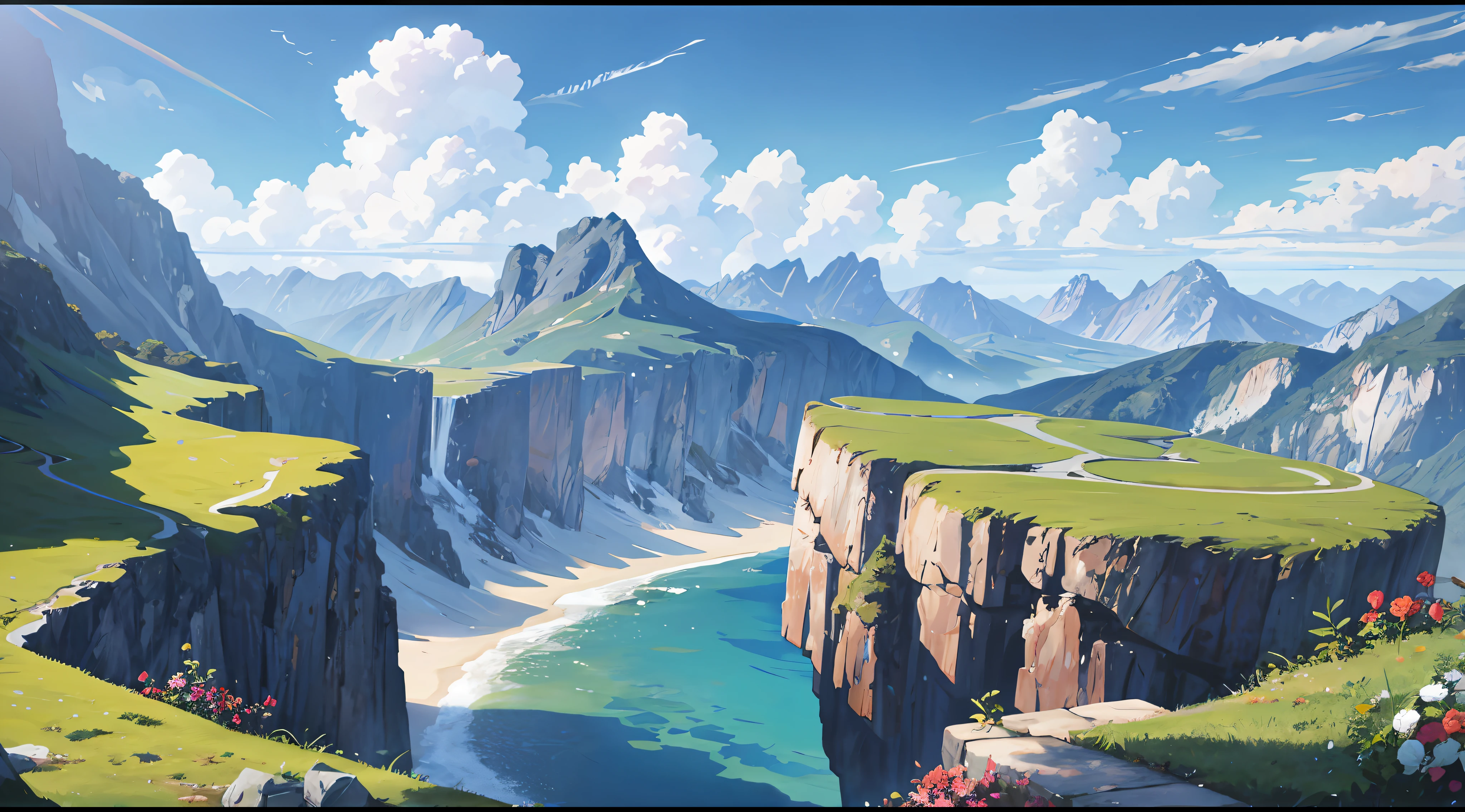 landscape , 8k art , high resolution .