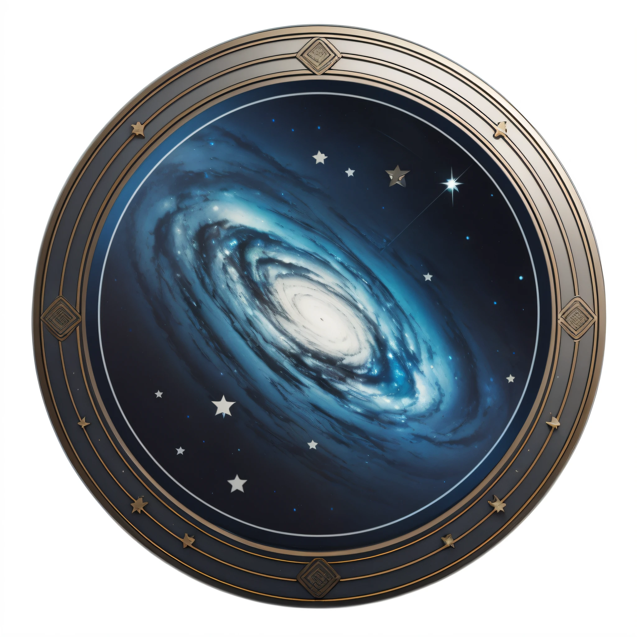 Arafed image of a watch with a spiral design and stars, Portal to outer space, portal in space, galaxy, swirling water cosmos, utopian galaxy, galaxy space sci - fi, Portal interestelar majestoso, intricate galaxy fouling, vasto cosmos, on a galaxy looking background, space galaxy, janela da nave espacial, spiral galaxy, space backdrop, galaxy orbit system, galactic