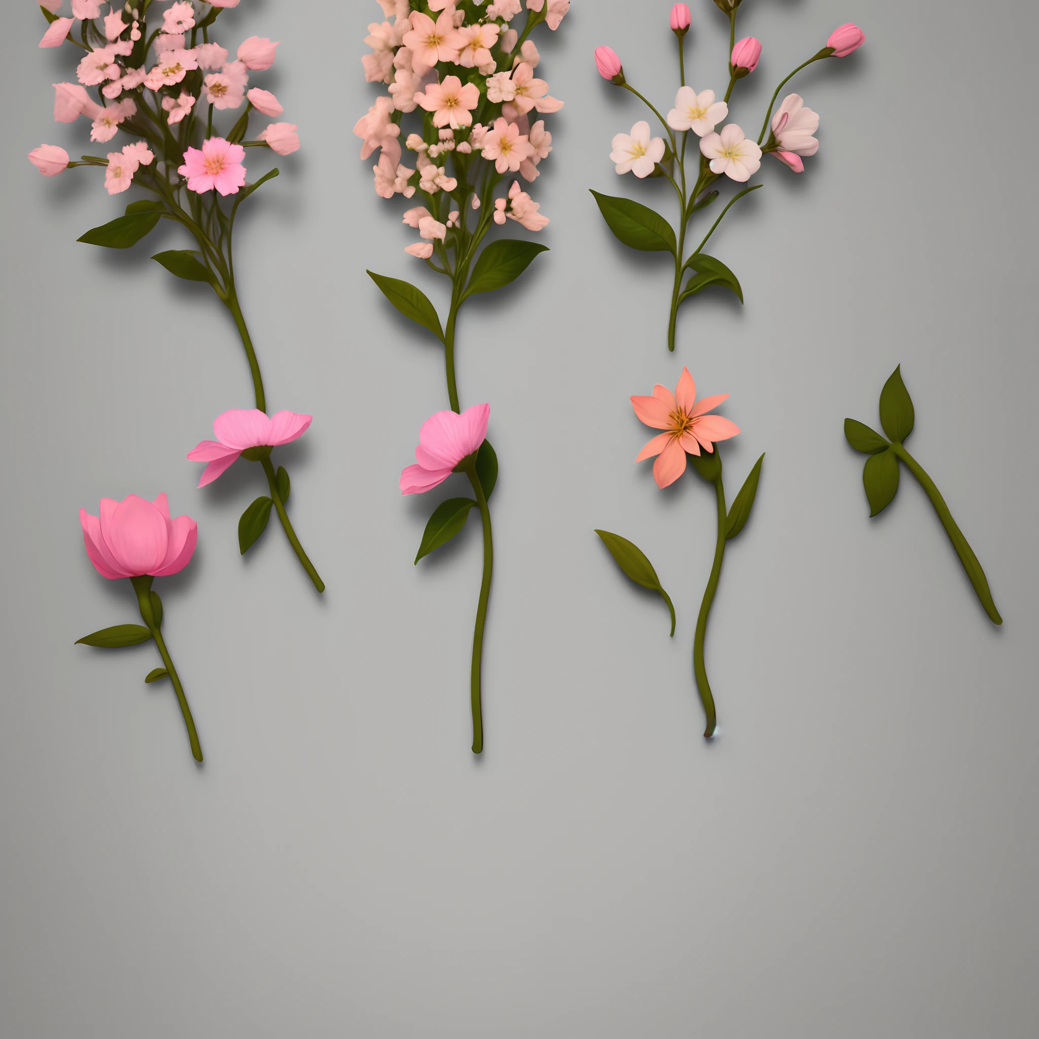 Simple and clean,blossoms