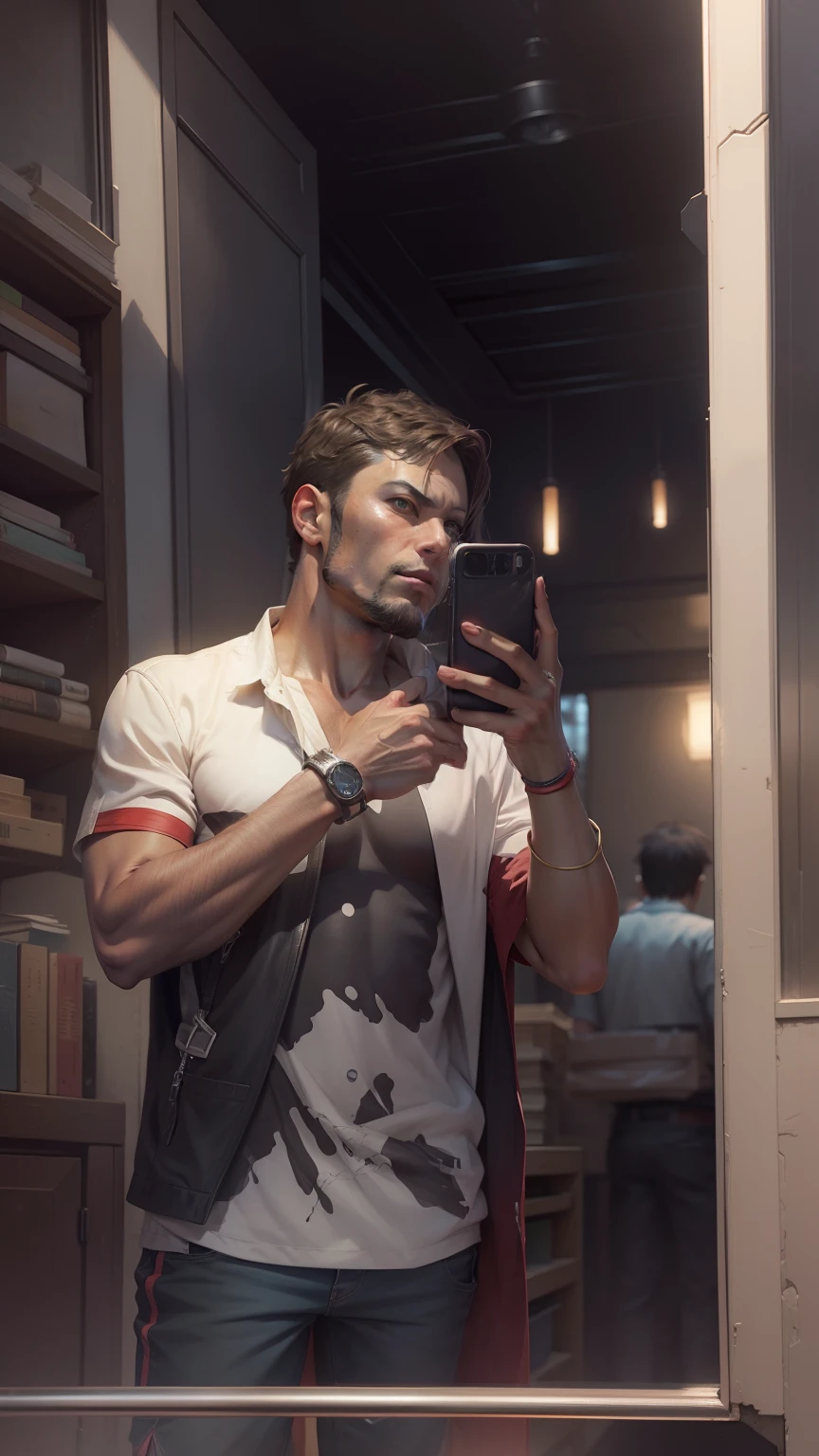 Change background and Change in anime in realistic face