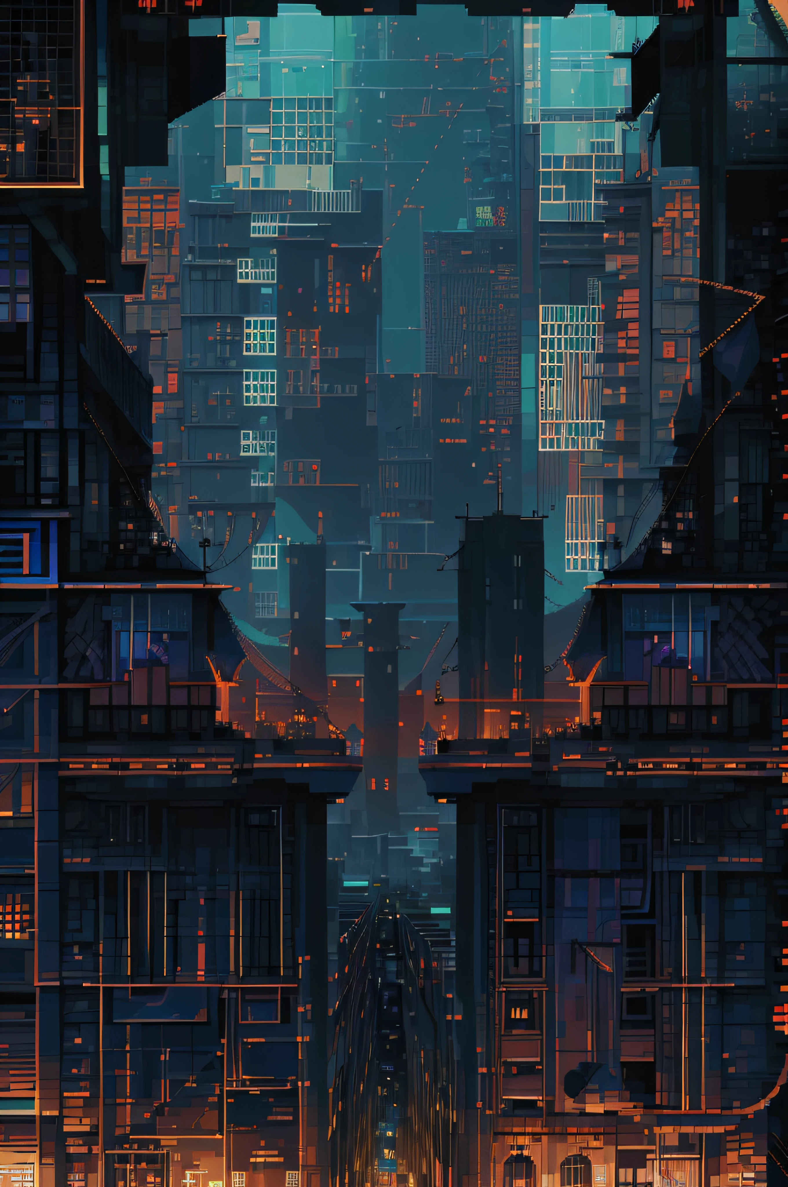 (efeito bokeh), (dinamic angle), ((obra-prima)), (streets of tokyo), (zebracross), (chuva), (noite), cidade vazia, escuro, (neon), pixelart, ((pixelado)), cyberpunk, (retro)