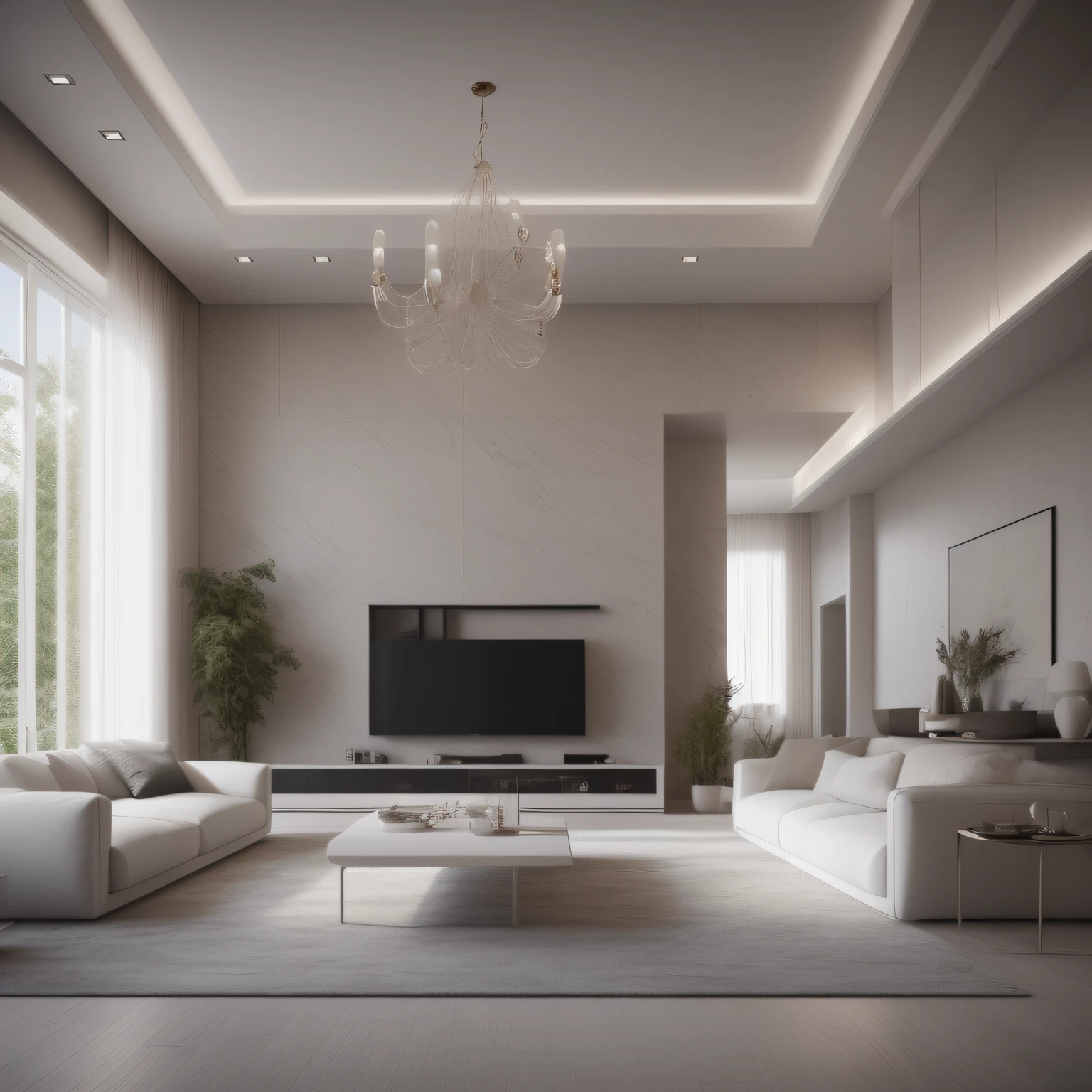(masterpiece),(high quality), best quality, real,(realistic), super detailed, (full detail),(4k),8k,interior,Living room,white