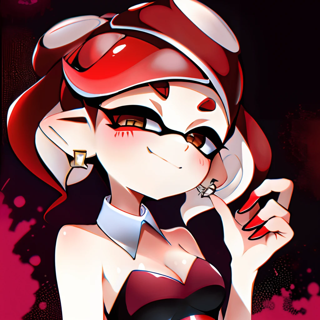Red octoling girl