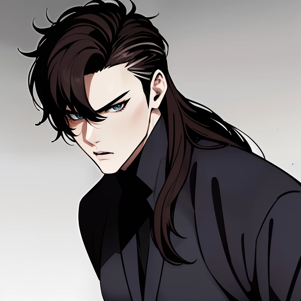 ((manhwa screencap)), ((Handsome)), ((manhwa)), ((White Skin)), ((White Skintone)) (Lookism). masterpiece, highres, best quality, 1boy solo, good looking, lookism, skinny, skinny body, ((Manhwa style)), ((Smooth Shading)), ((White Highlights on Hair)), ((messy Hair)) ((Mullet Hairstyle)), ((Perm Hair)), ((face Shading)), (Clothes Shading)), ((blended Shading)), (Smooth Shadows)), ((blend clothes shadows)), ((smooth clothes shadings)), (Blended), ((good looking)), ((Fierce Eyes)), ((Lookism Style)), ((Manhwa)), ((Teen)), ((Long Haired)), ((Long Hair))