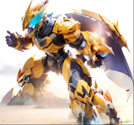 profundidade de campo, perfect lighting, light particules, (melhor qualidade), (obra-prima), (ultra detalhado), foco afiado, WarGreymon, digimon (criatura),