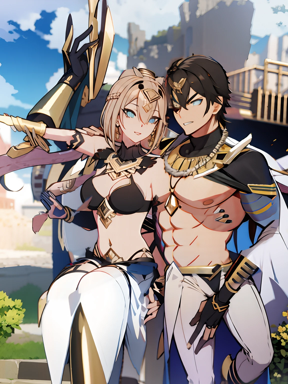 Ozymandias, LARGE AND IMPOSING MUSCLES, ABRAZANDO A PARDOFELIS