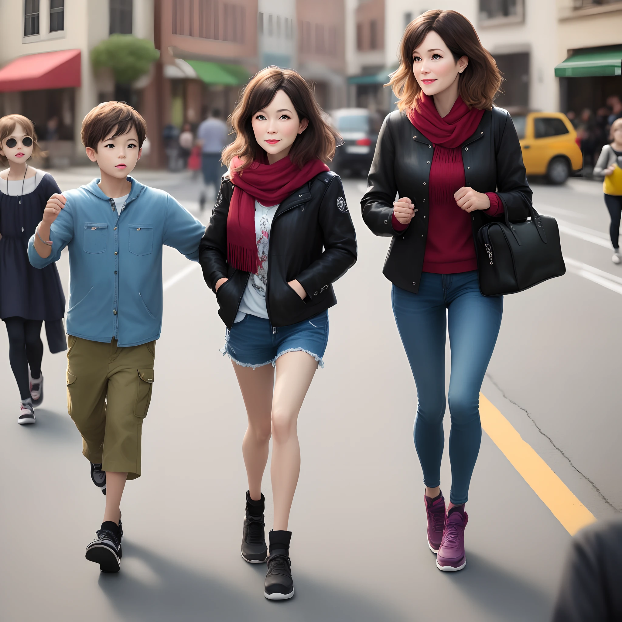 Trendy,Mom,Circling around the kids all day,Relatively sloppy